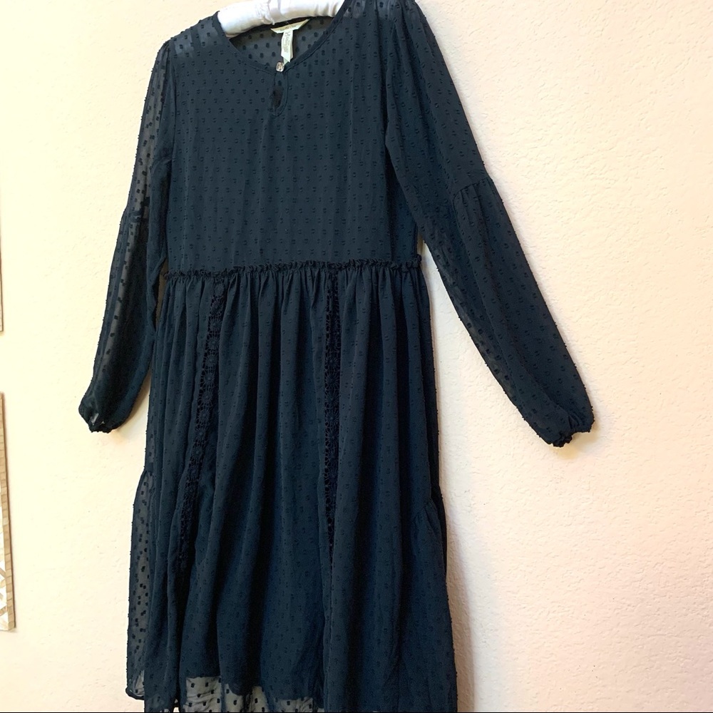 Maltida Jane Black NOSTALGIA Sheer Dot Lace Dress - Picture 5 of 16